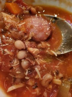 Black Eyed Pea Soup Chicken Sausage